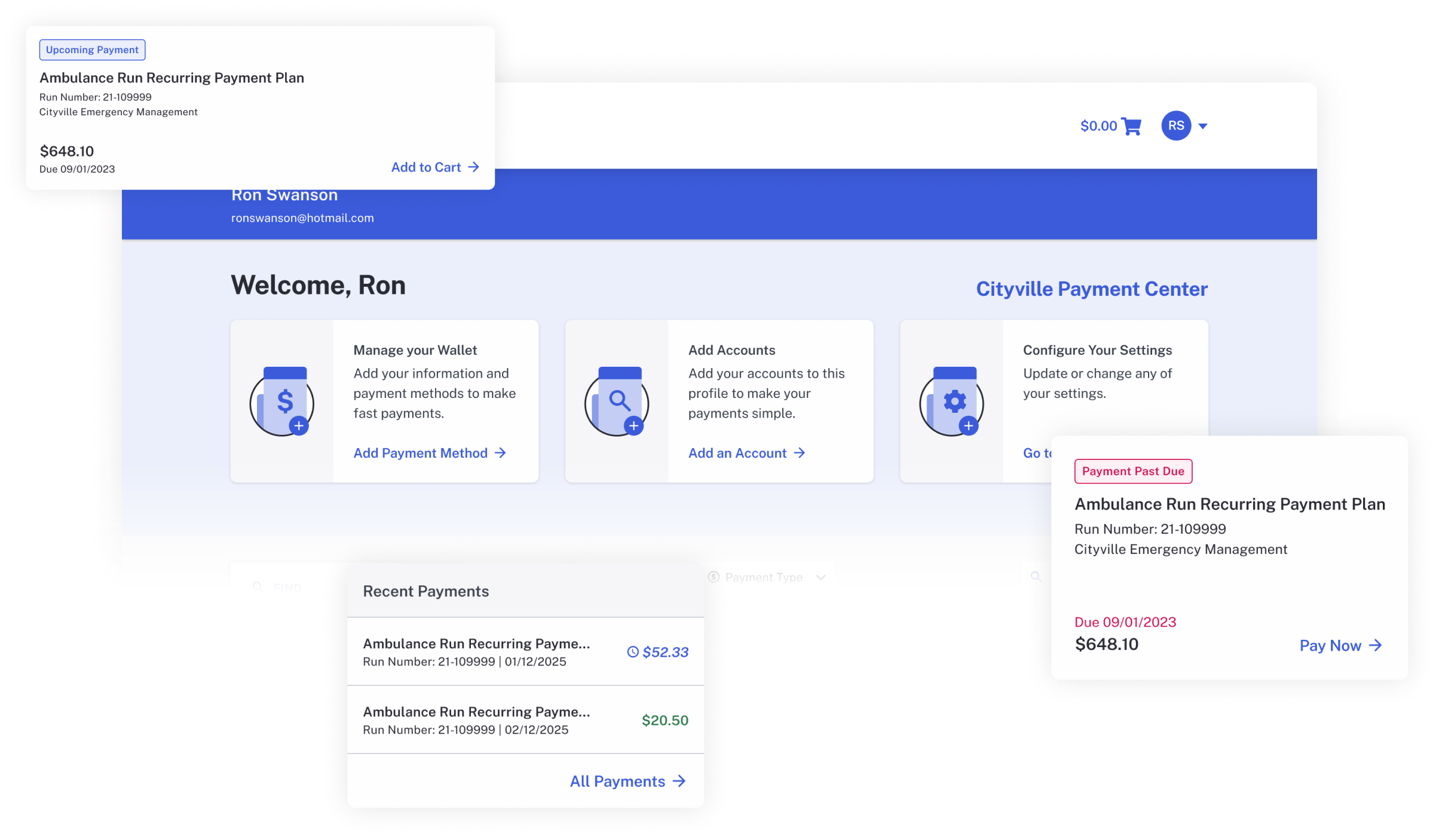 Citizen Wallet dashboard section